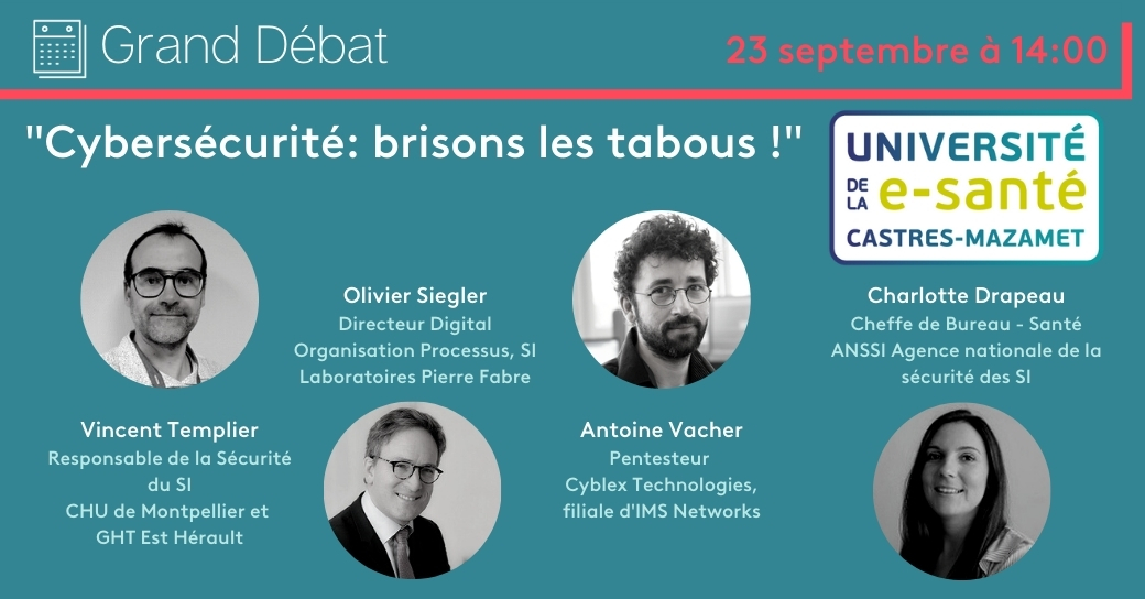 Université e santé Grand débat cybersécurité