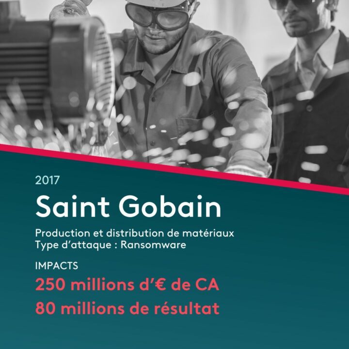 cout des cyberattaques industrie Saint Gobain